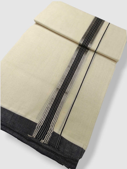 Kerala Balaramapuram Pure Cotton Handloom Mundu/Dhoti