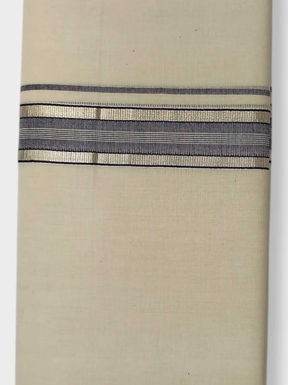 Kerala Balaramapuram Pure Cotton Handloom Mundu/Dhoti