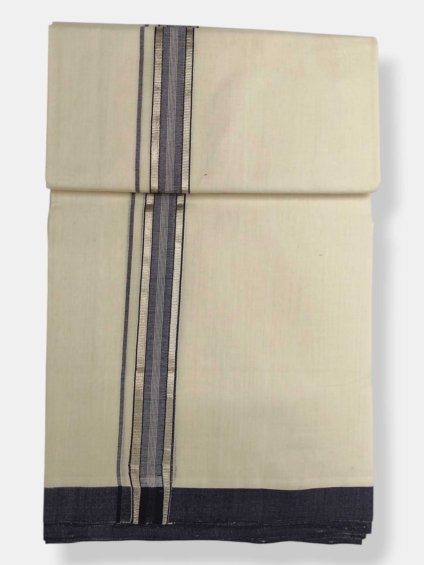 Kerala Balaramapuram Pure Cotton Handloom Mundu/Dhoti