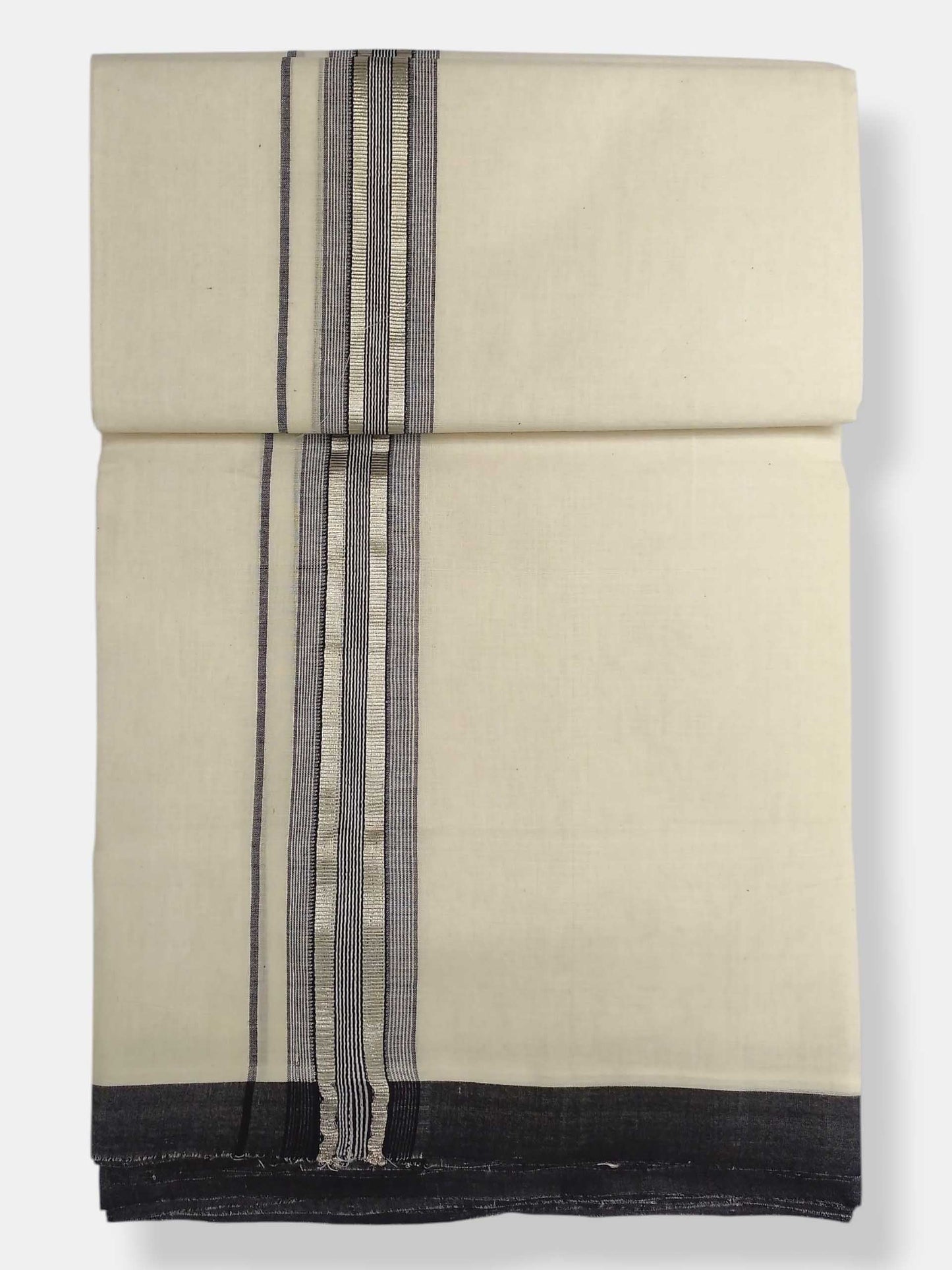 Kerala Balaramapuram Pure Cotton Handloom Mundu/Dhoti