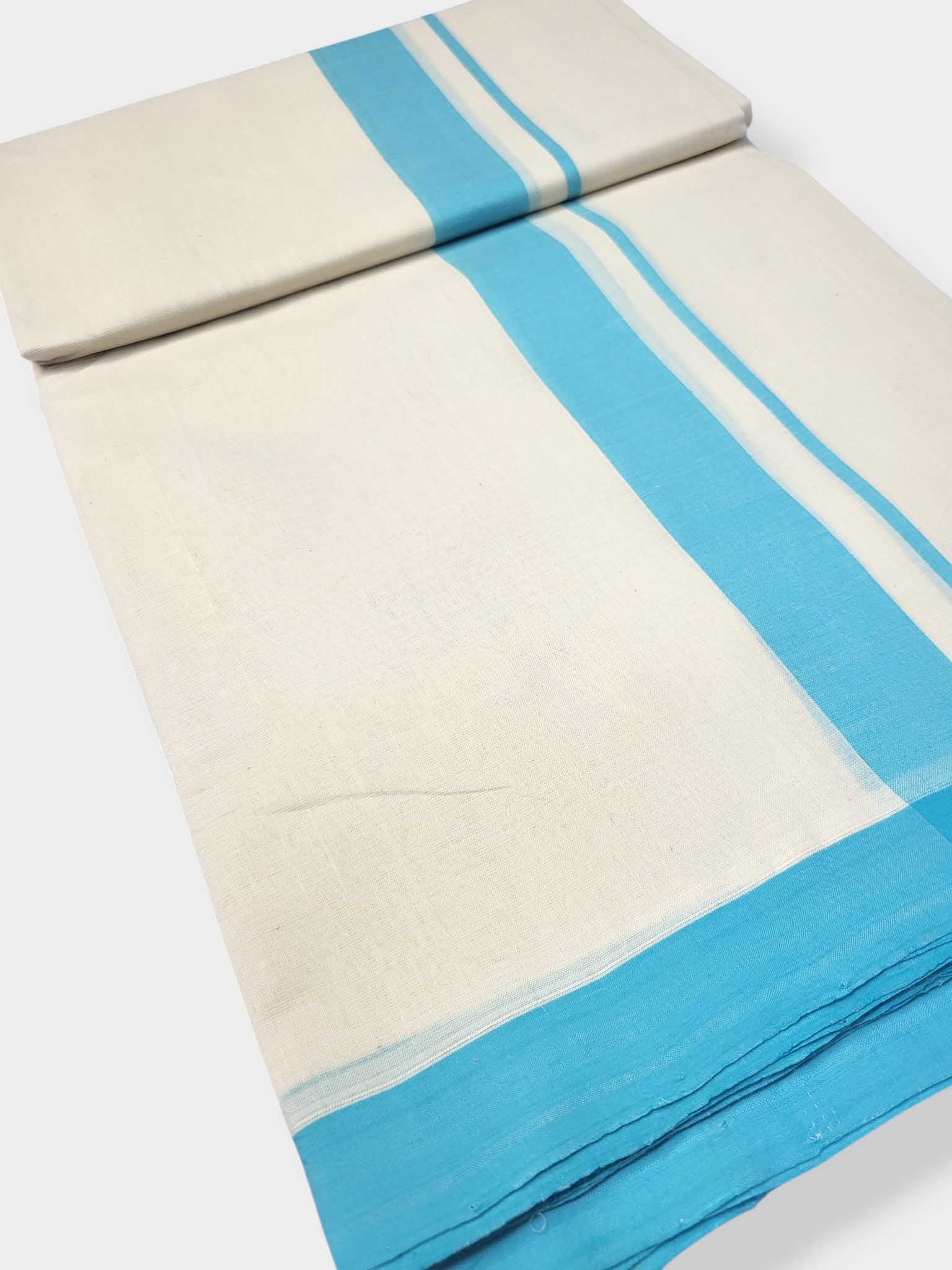 Kerala Balaramapuram Pure Cotton Handloom Mundu/Dhoti