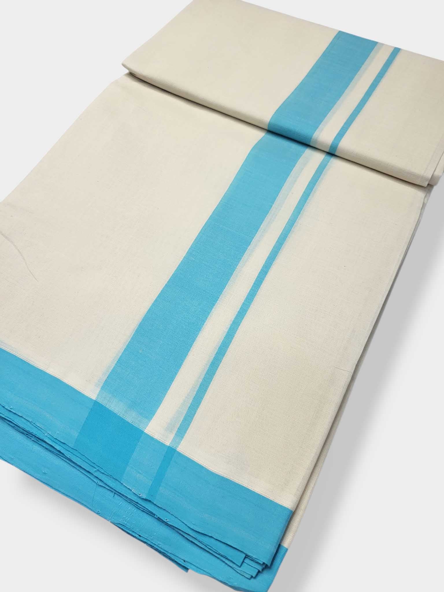 Kerala Balaramapuram Pure Cotton Handloom Mundu/Dhoti