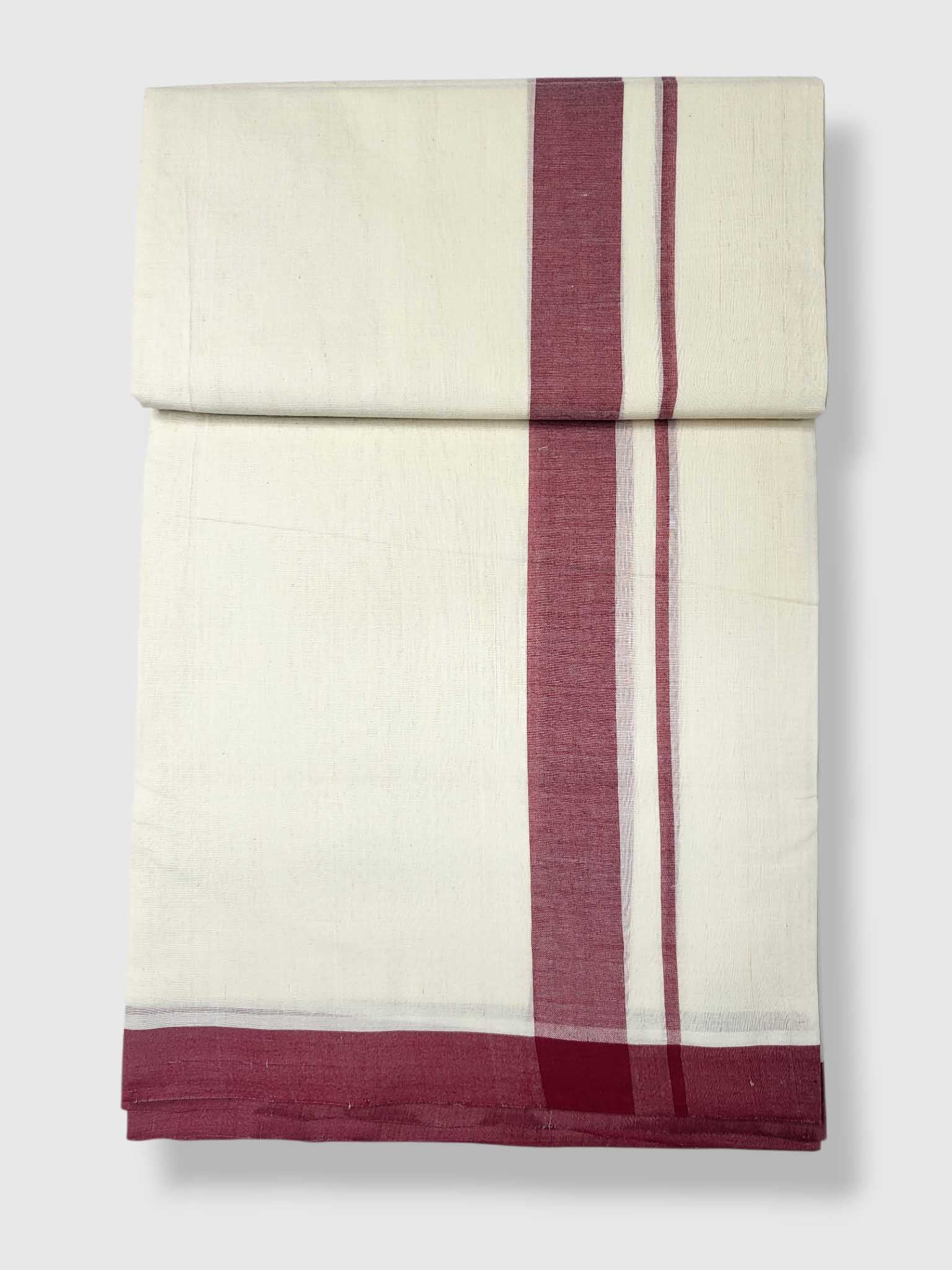 Kerala Balaramapuram Pure Cotton Handloom Mundu/Dhoti