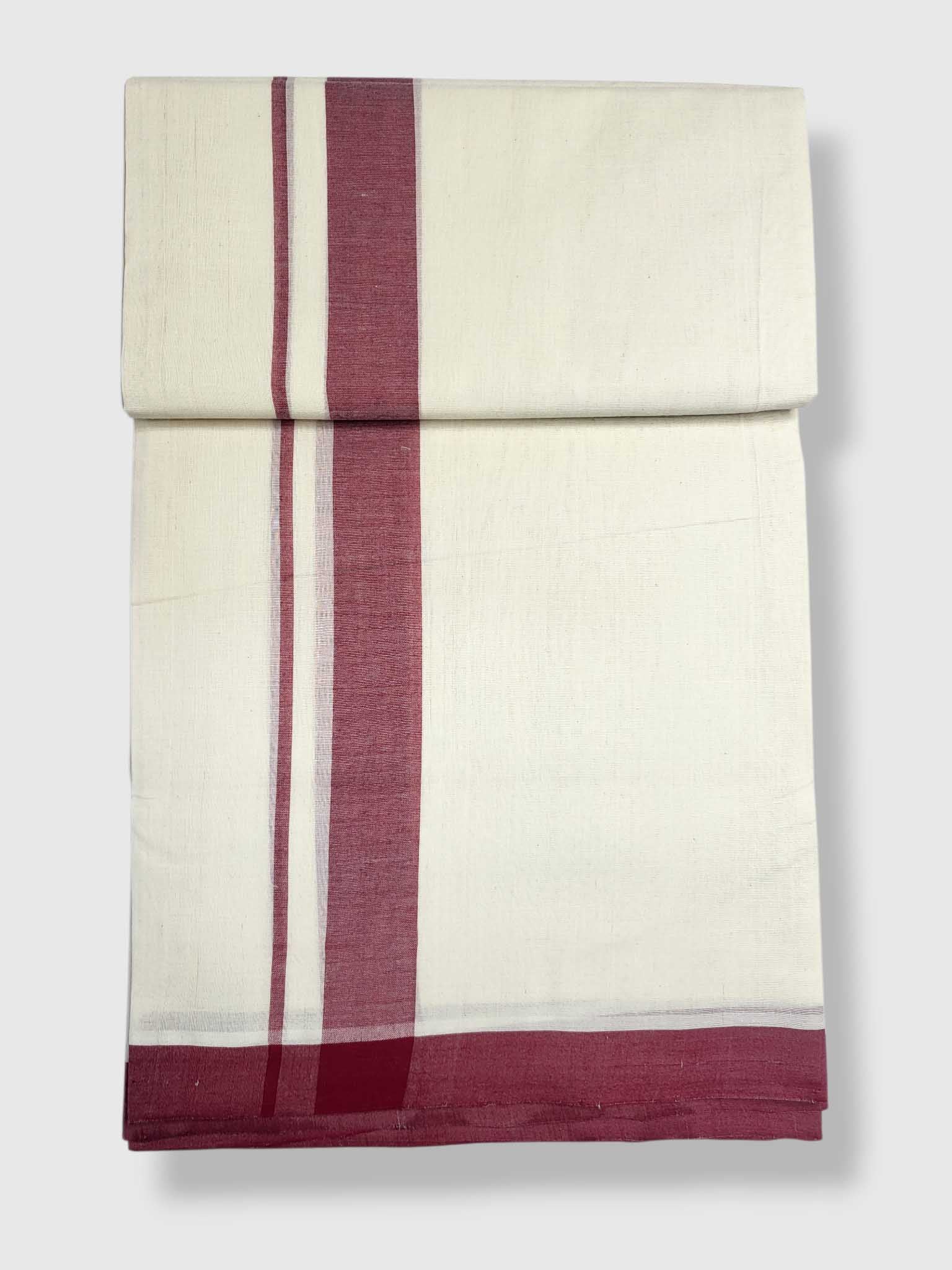 Kerala Balaramapuram Pure Cotton Handloom Mundu/Dhoti