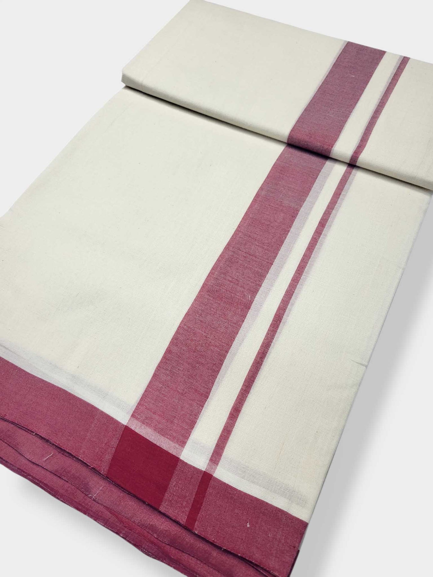 Kerala Balaramapuram Pure Cotton Handloom Mundu/Dhoti