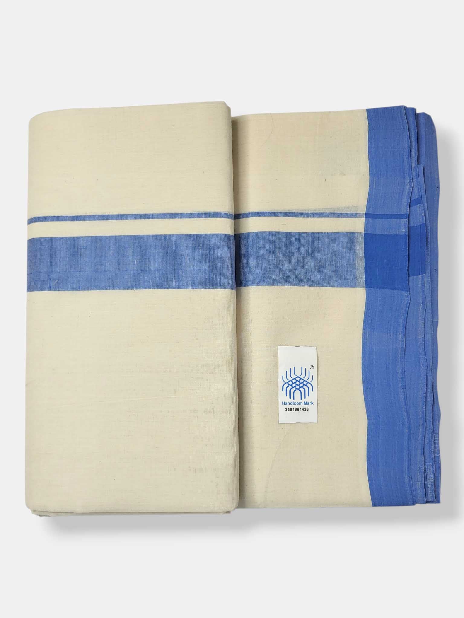 Kerala Balaramapuram Pure Cotton Handloom Mundu/Dhoti