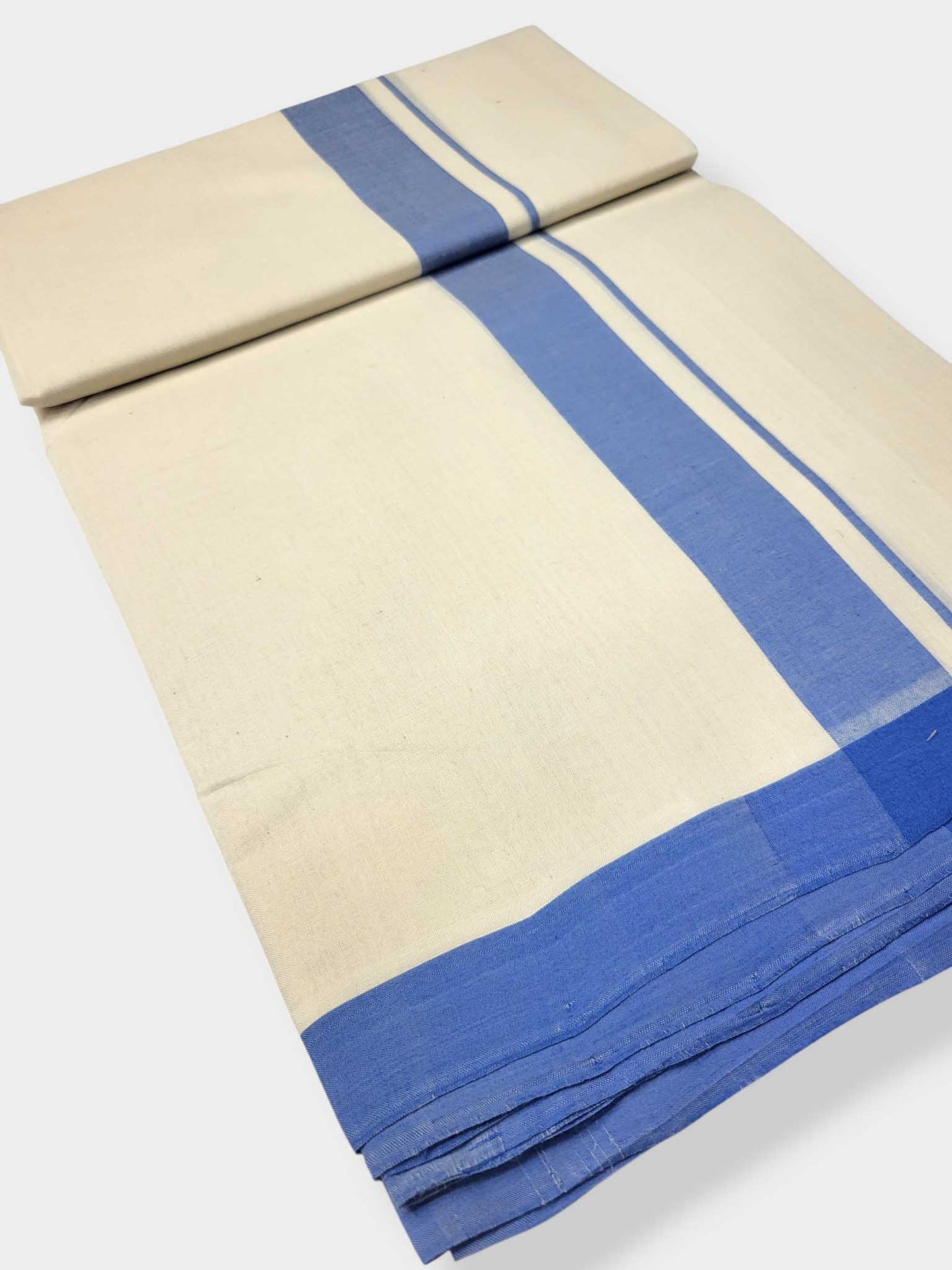 Kerala Balaramapuram Pure Cotton Handloom Mundu/Dhoti