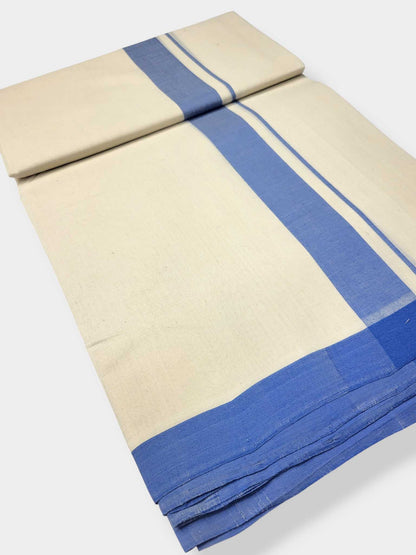Kerala Balaramapuram Pure Cotton Handloom Mundu/Dhoti
