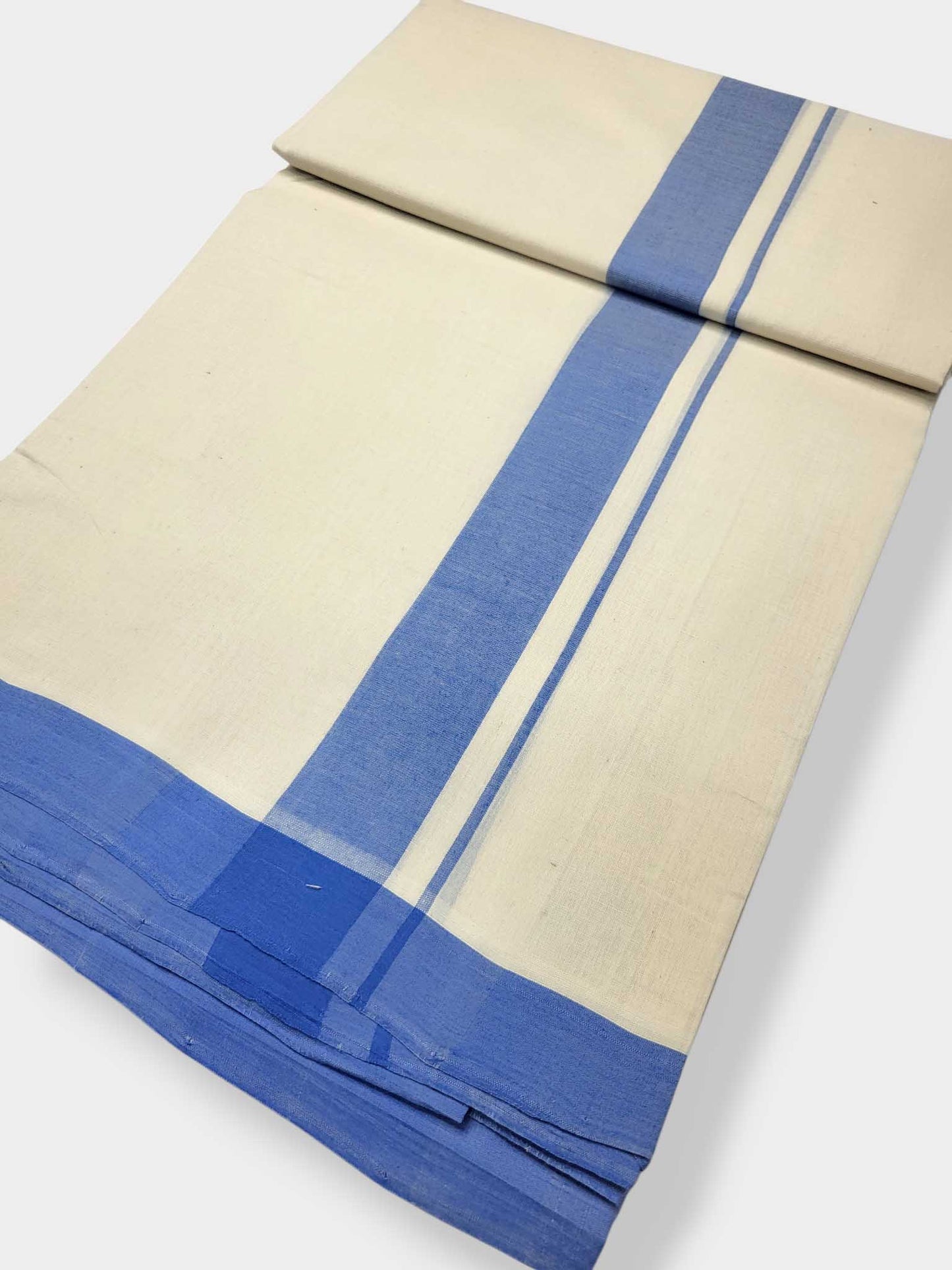 Kerala Balaramapuram Pure Cotton Handloom Mundu/Dhoti