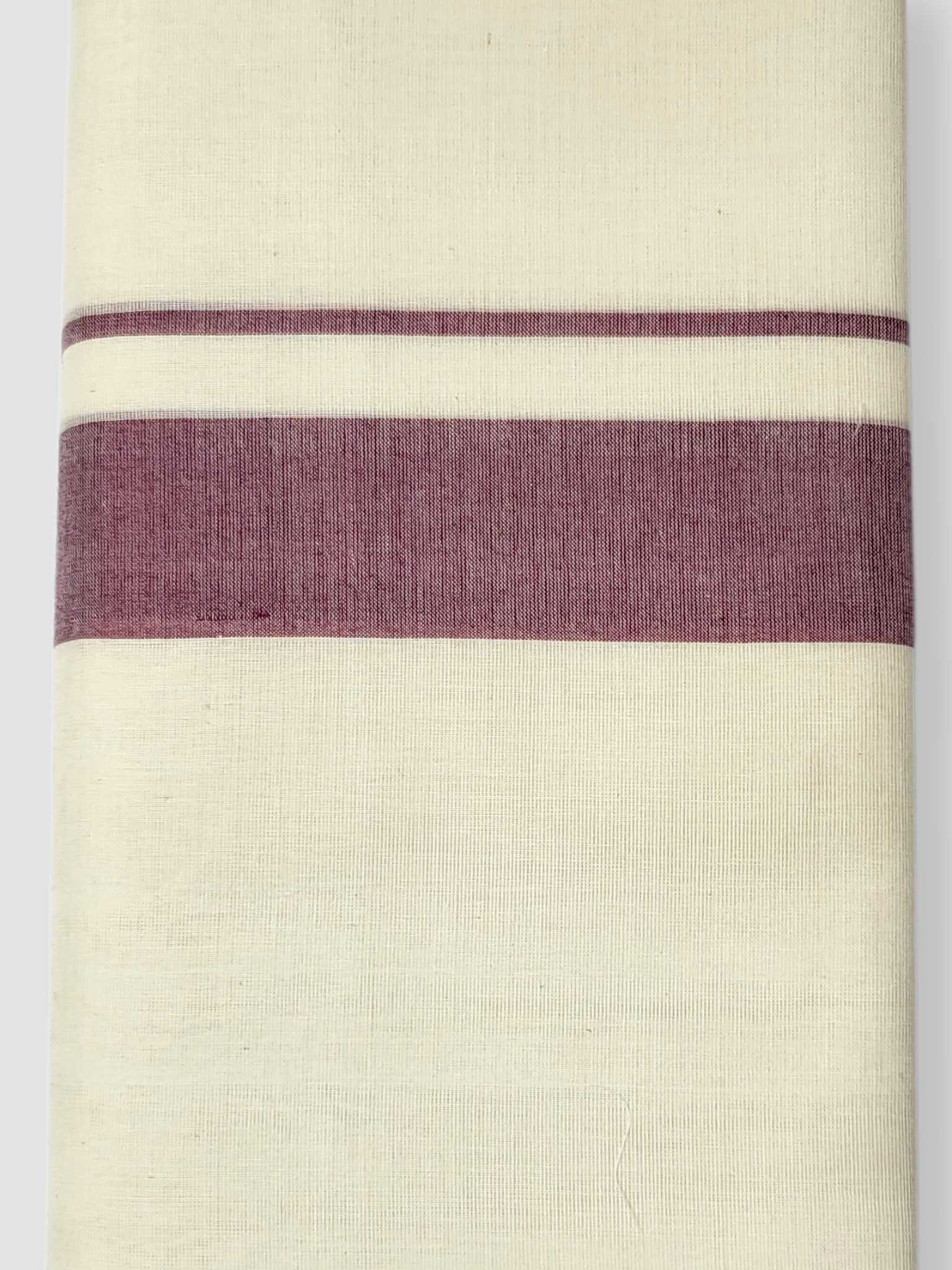 Kerala Balaramapuram Pure Cotton Handloom Mundu/Dhoti