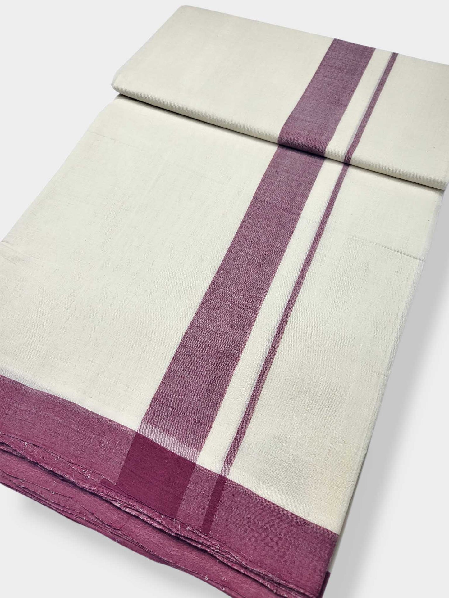 Kerala Balaramapuram Pure Cotton Handloom Mundu/Dhoti
