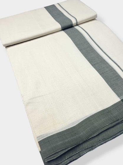 Kerala Balaramapuram Pure Cotton Handloom Mundu/Dhoti