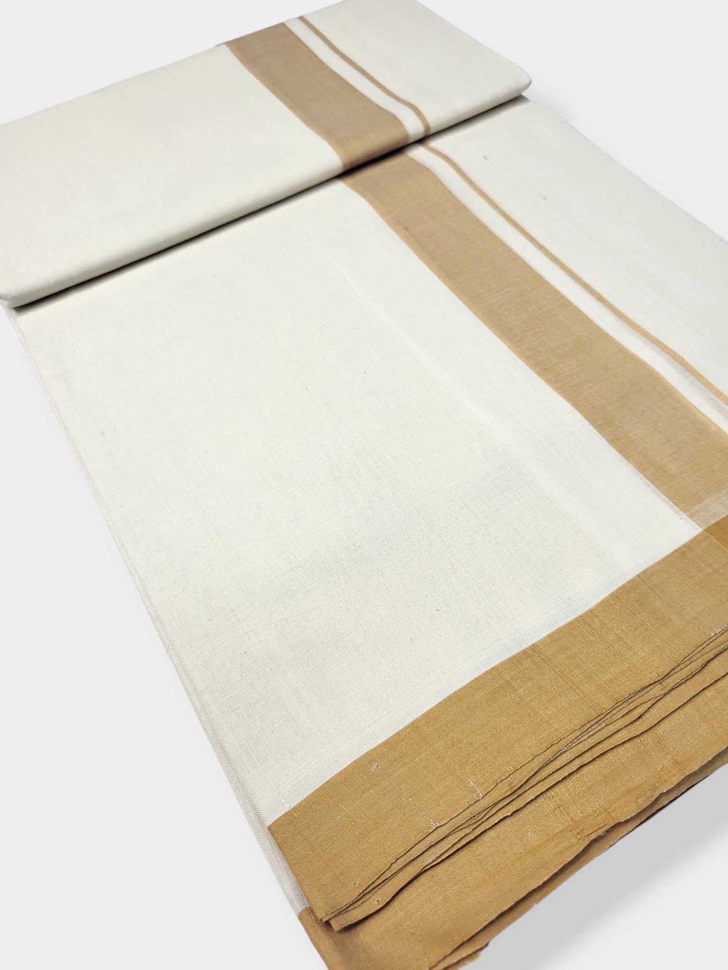 Kerala Balaramapuram Pure Cotton Handloom Mundu/Dhoti