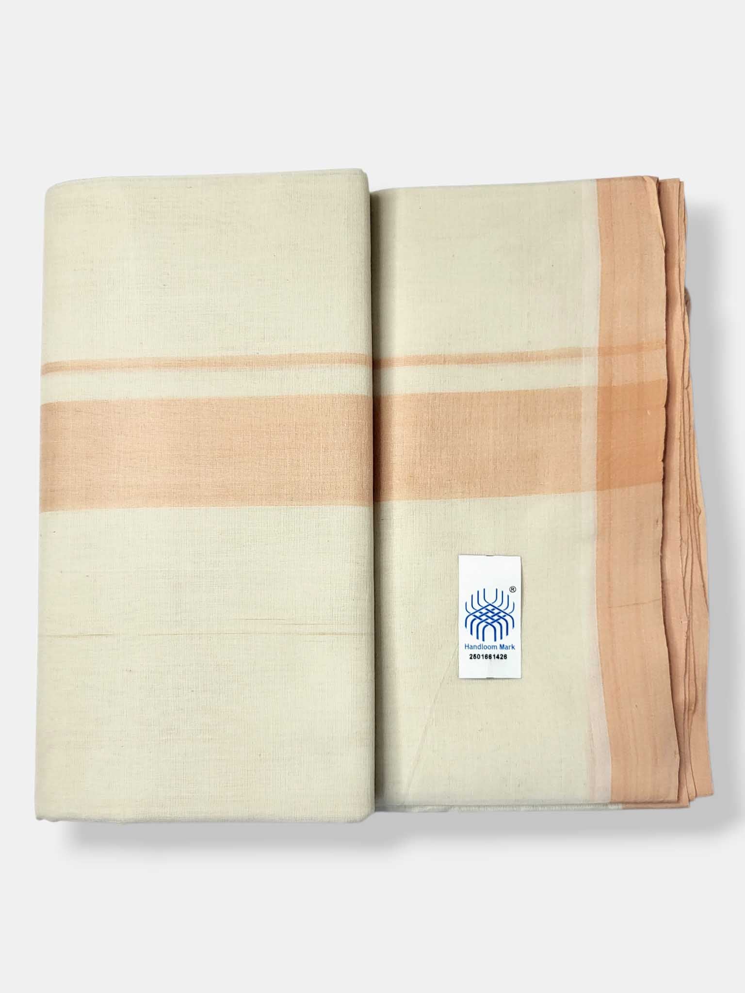 Kerala Balaramapuram Pure Cotton Handloom Mundu/Dhoti