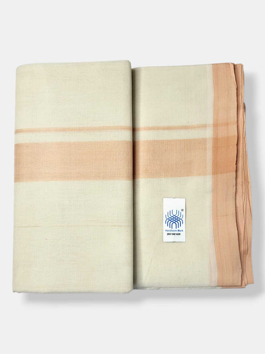 Kerala Balaramapuram Pure Cotton Handloom Mundu/Dhoti
