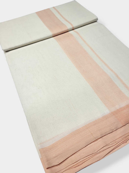 Kerala Balaramapuram Pure Cotton Handloom Mundu/Dhoti