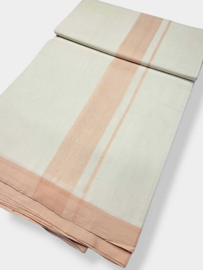 Kerala Balaramapuram Pure Cotton Handloom Mundu/Dhoti