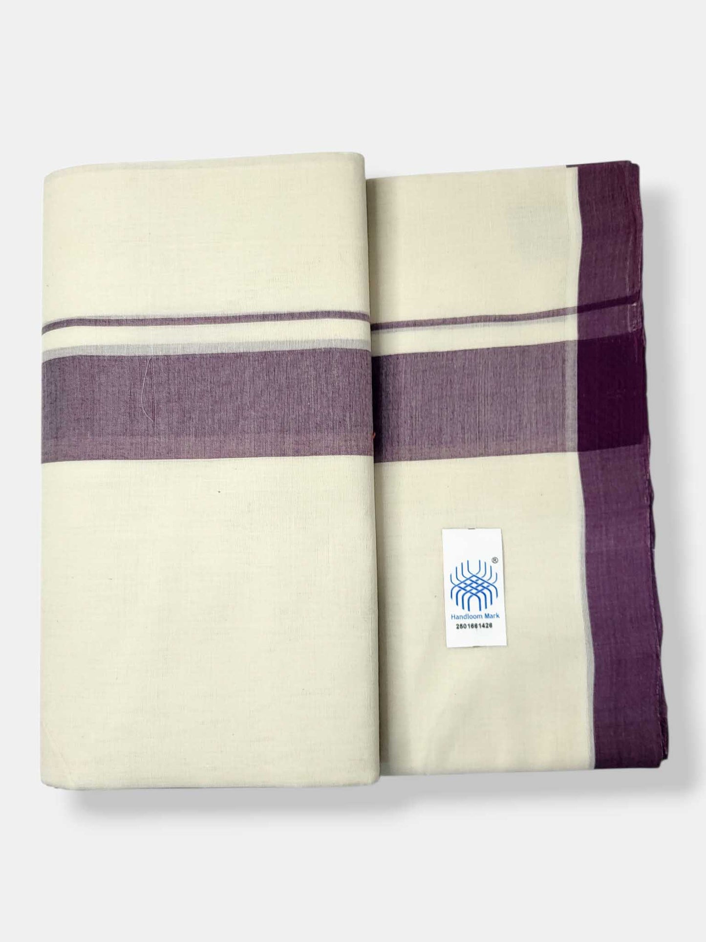 Kerala Balaramapuram Pure Cotton Handloom Mundu/Dhoti