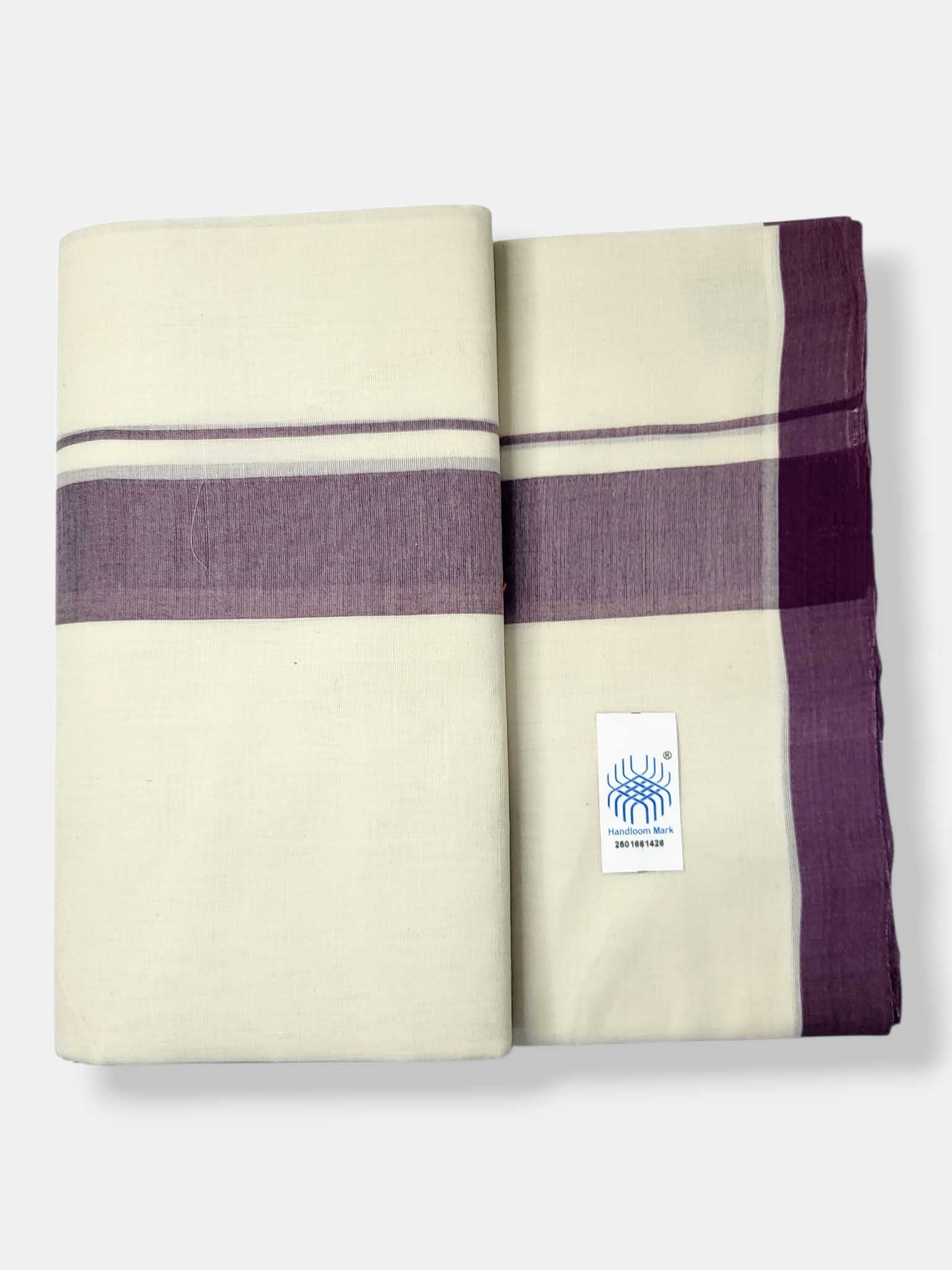 Kerala Balaramapuram Pure Cotton Handloom Mundu/Dhoti