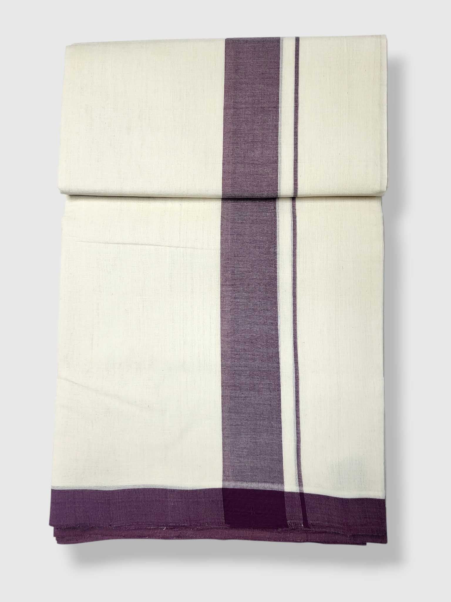 Kerala Balaramapuram Pure Cotton Handloom Mundu/Dhoti