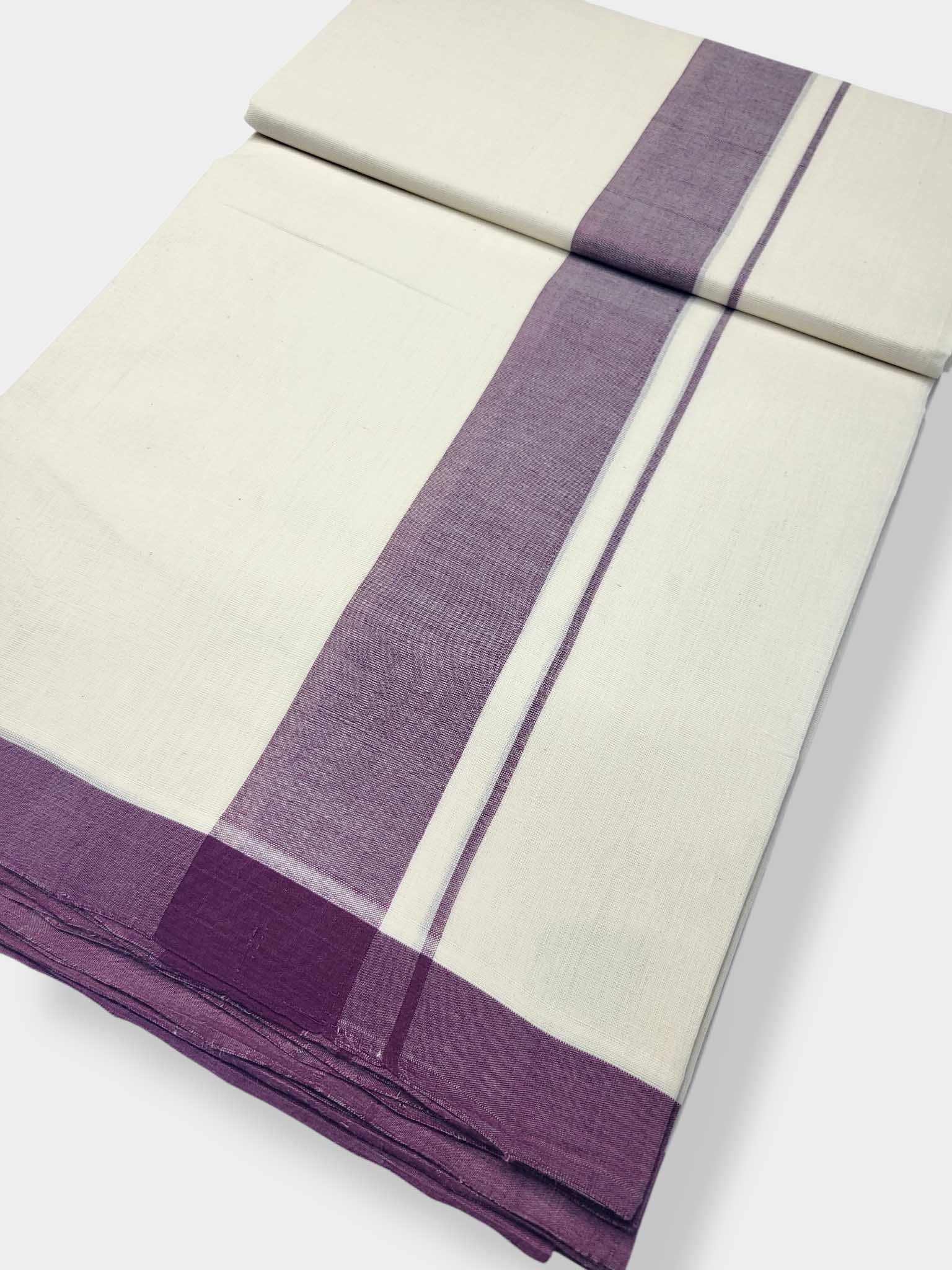 Kerala Balaramapuram Pure Cotton Handloom Mundu/Dhoti
