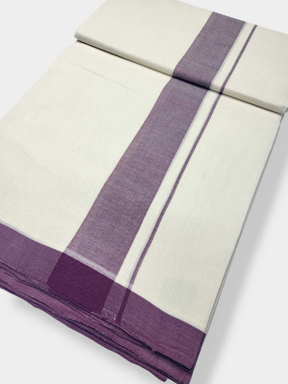 Kerala Balaramapuram Pure Cotton Handloom Mundu/Dhoti