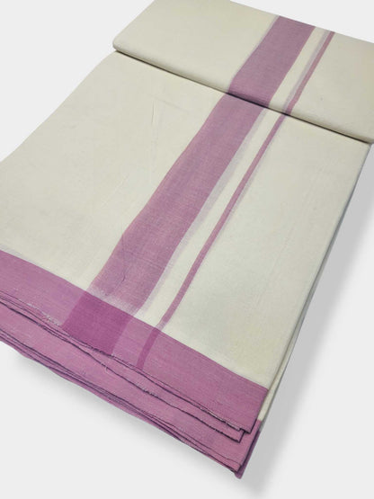 Kerala Balaramapuram Pure Cotton Handloom Mundu/Dhoti