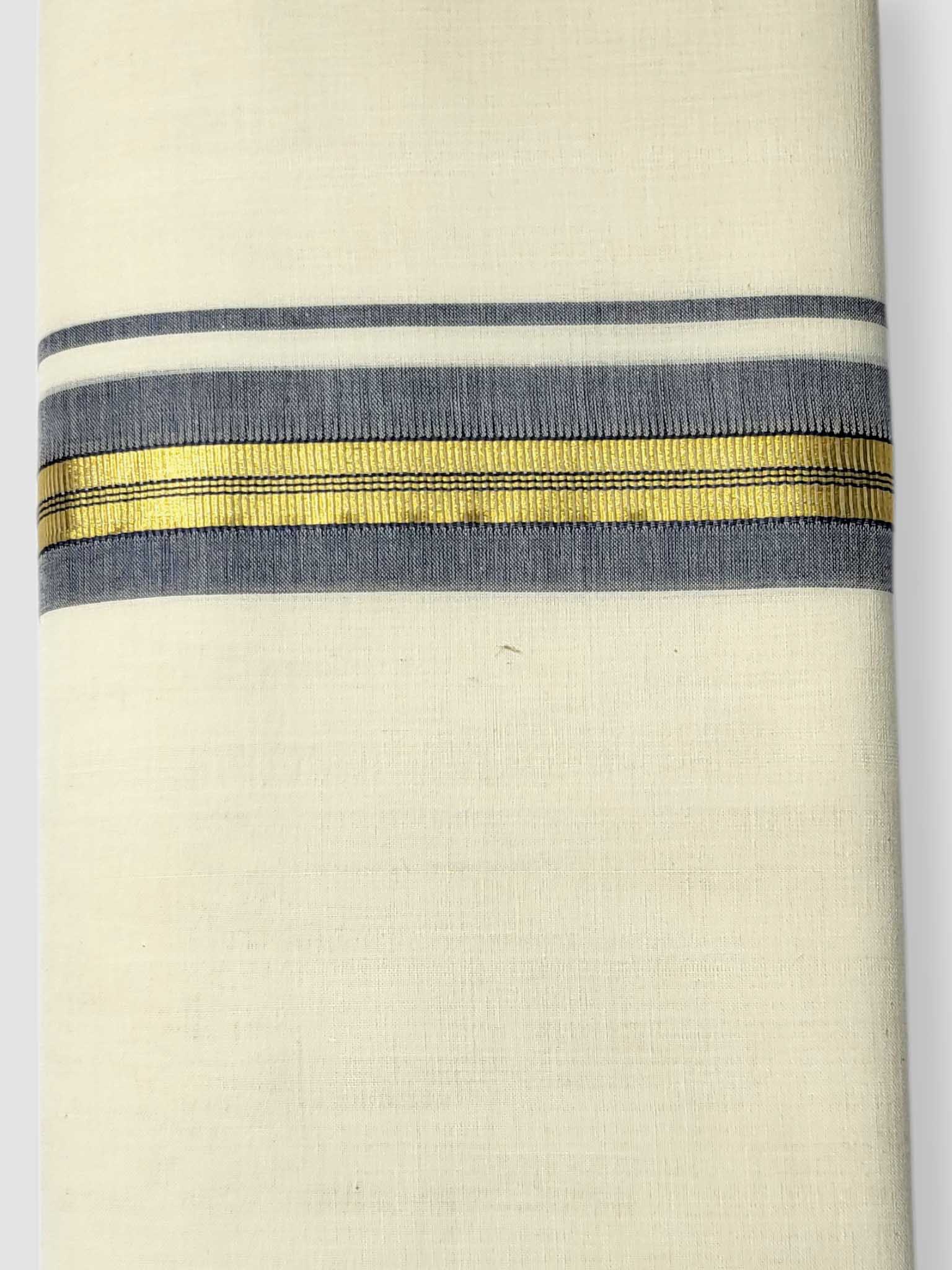 Kerala Balaramapuram Pure Cotton Handloom Mundu/Dhoti