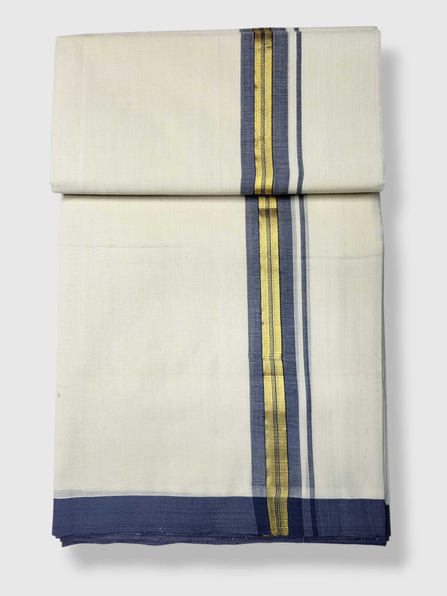 Kerala Balaramapuram Pure Cotton Handloom Mundu/Dhoti