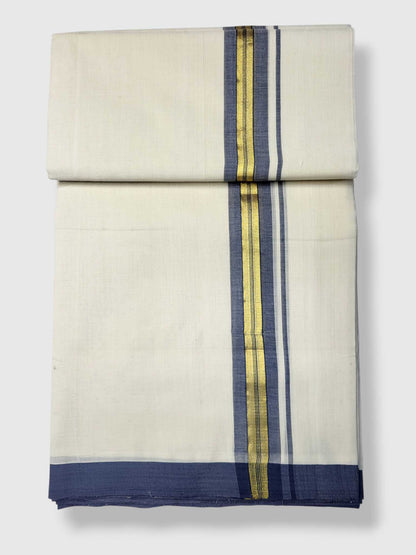 Kerala Balaramapuram Pure Cotton Handloom Mundu/Dhoti