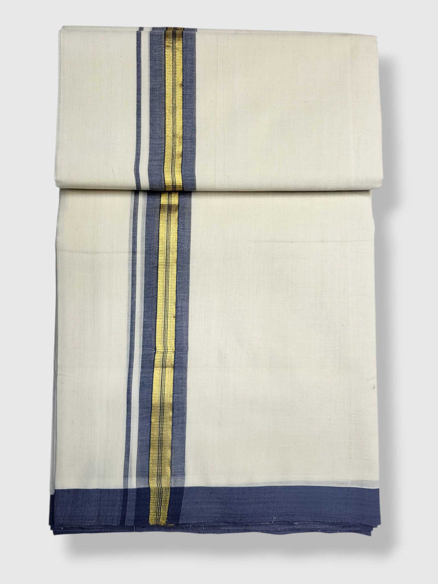 Kerala Balaramapuram Pure Cotton Handloom Mundu/Dhoti