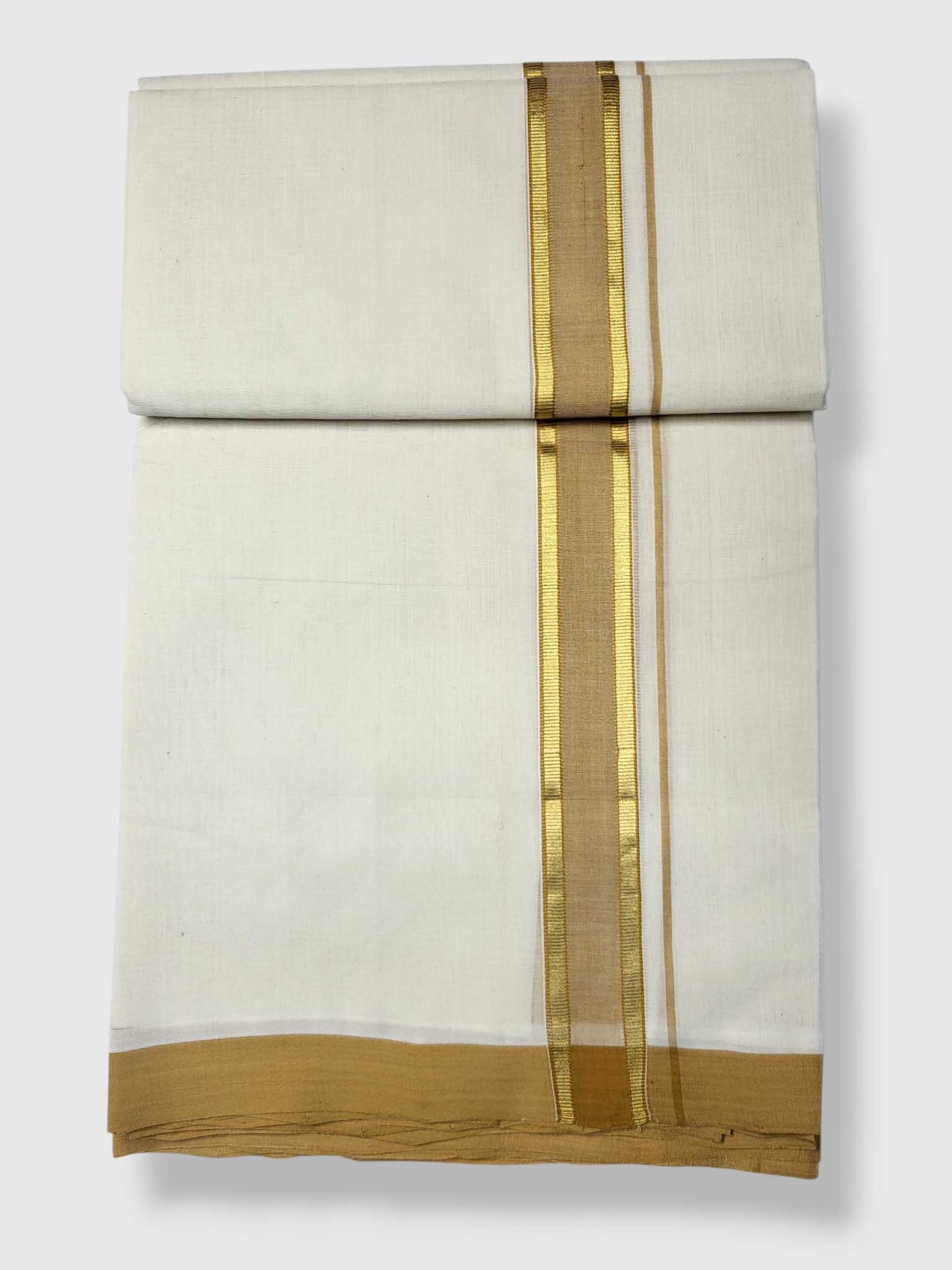 Kerala Balaramapuram Pure Cotton Handloom Mundu/Dhoti