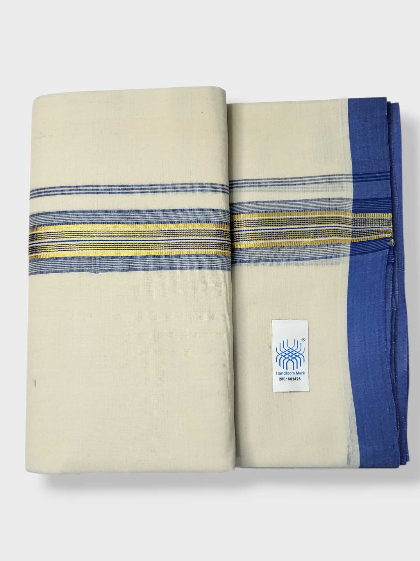 Kerala Balaramapuram Pure Cotton Handloom Mundu/Dhoti