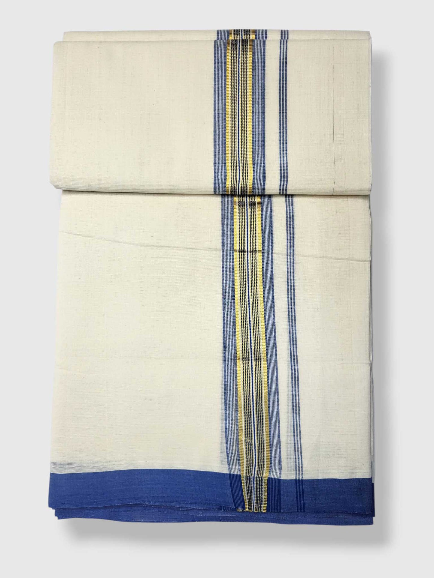 Kerala Balaramapuram Pure Cotton Handloom Mundu/Dhoti