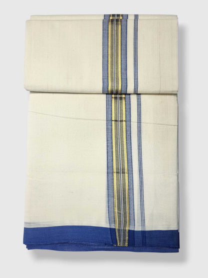 Kerala Balaramapuram Pure Cotton Handloom Mundu/Dhoti