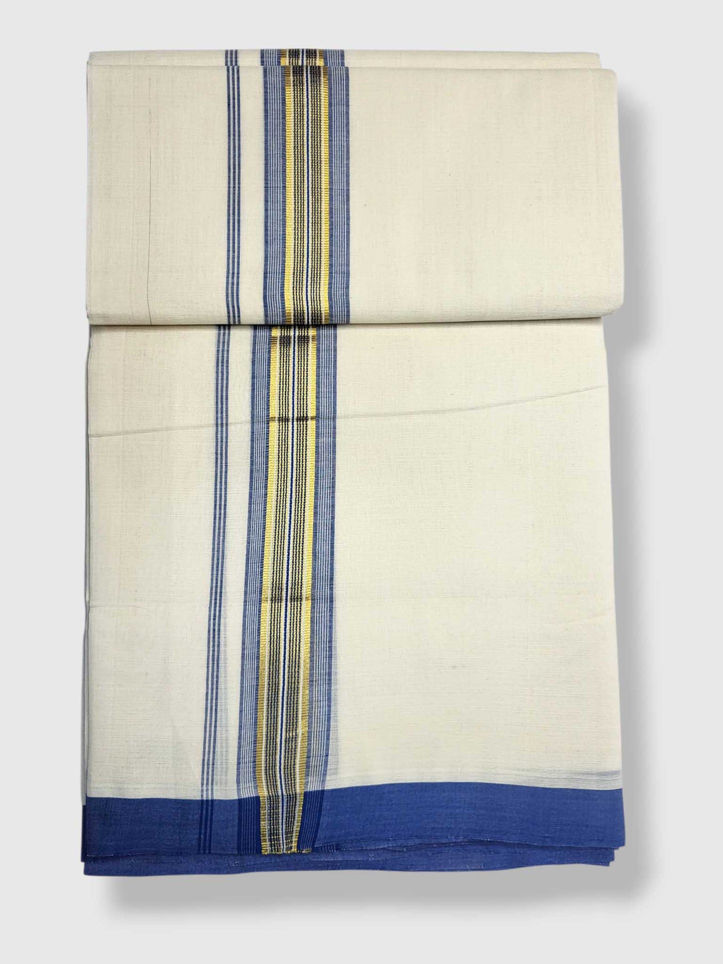Kerala Balaramapuram Pure Cotton Handloom Mundu/Dhoti