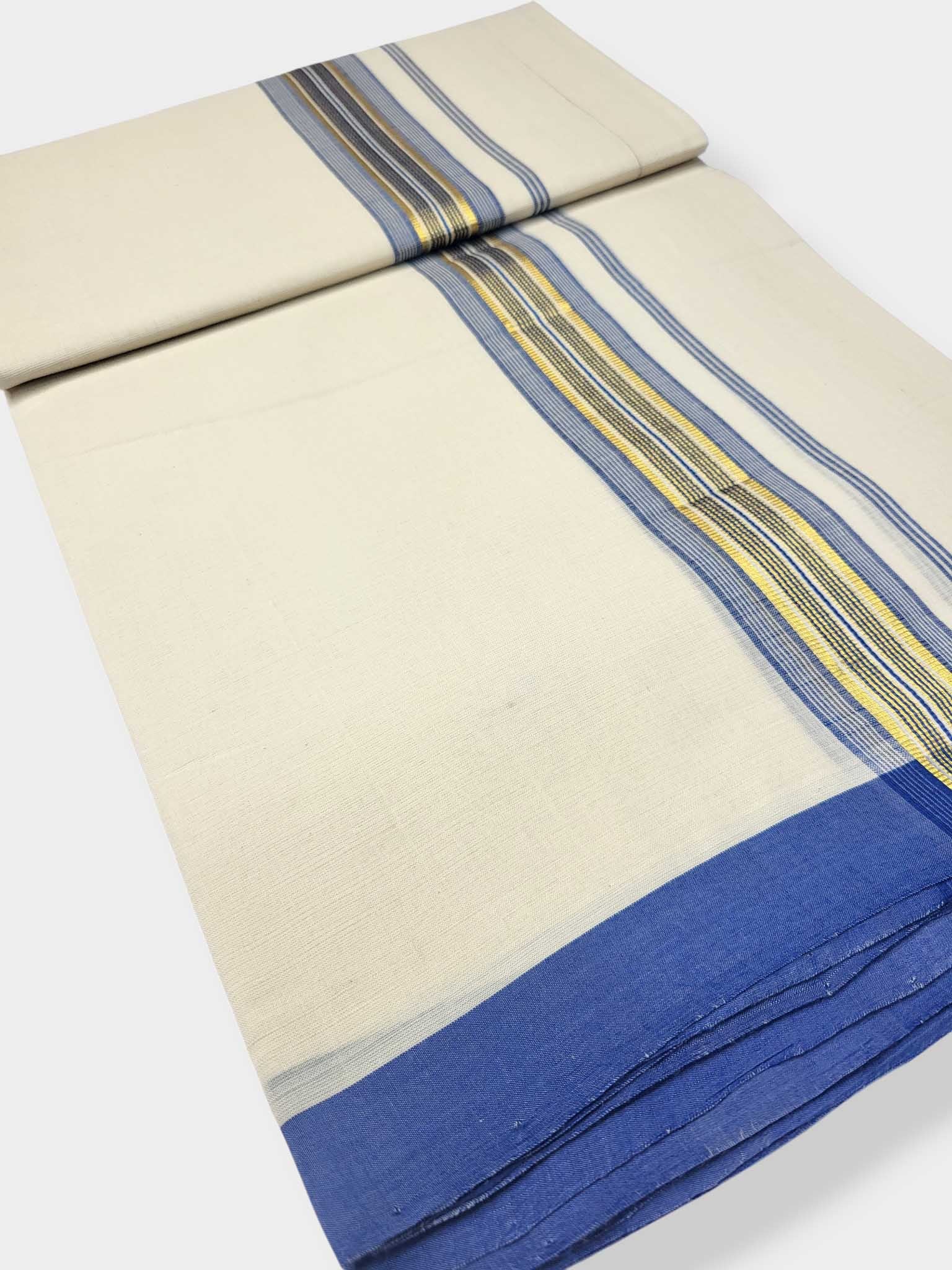Kerala Balaramapuram Pure Cotton Handloom Mundu/Dhoti