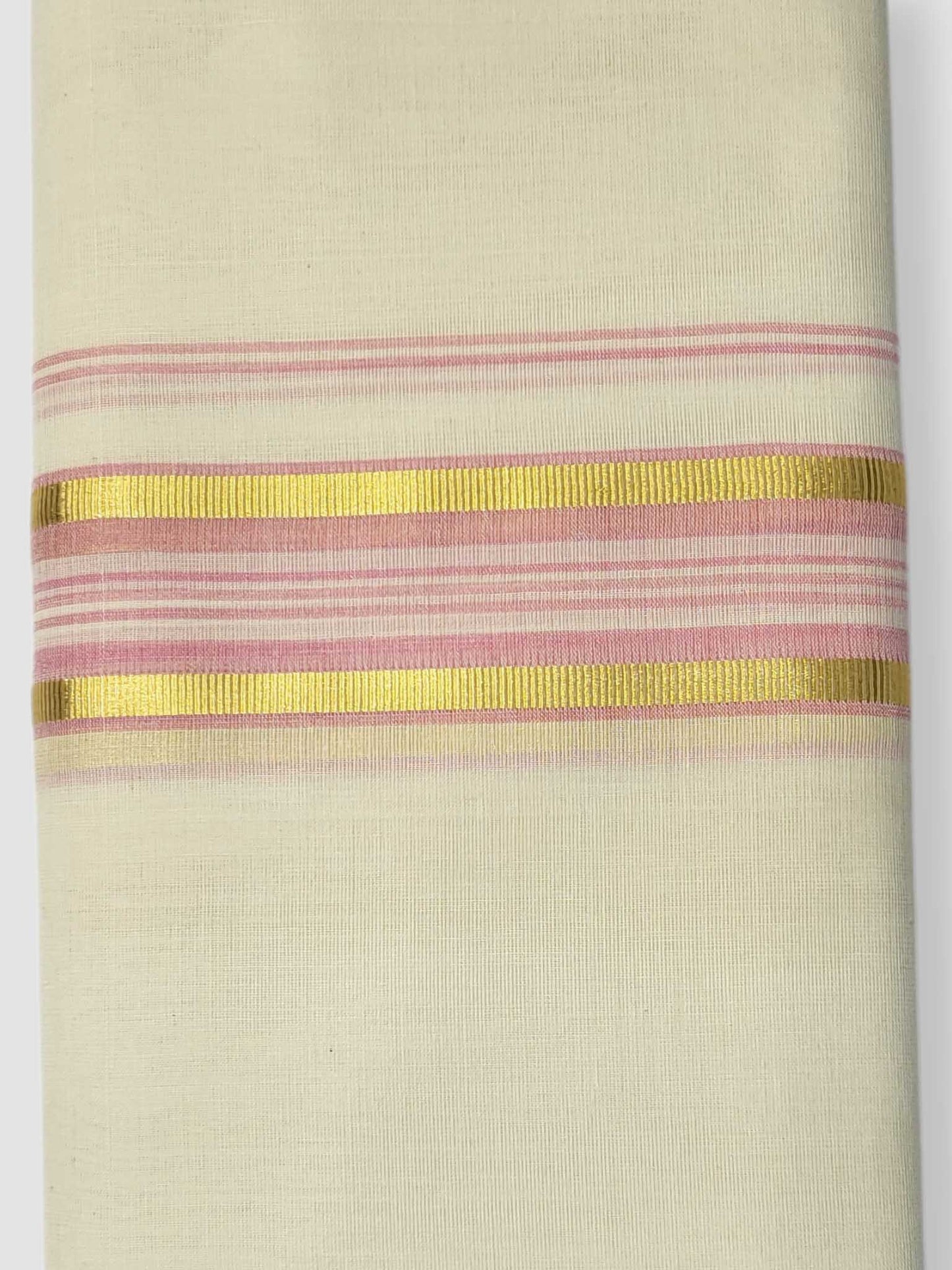 Kerala Balaramapuram Pure Cotton Handloom Mundu/Dhoti