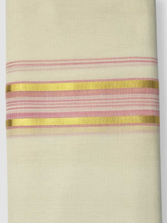 Kerala Balaramapuram Pure Cotton Handloom Mundu/Dhoti