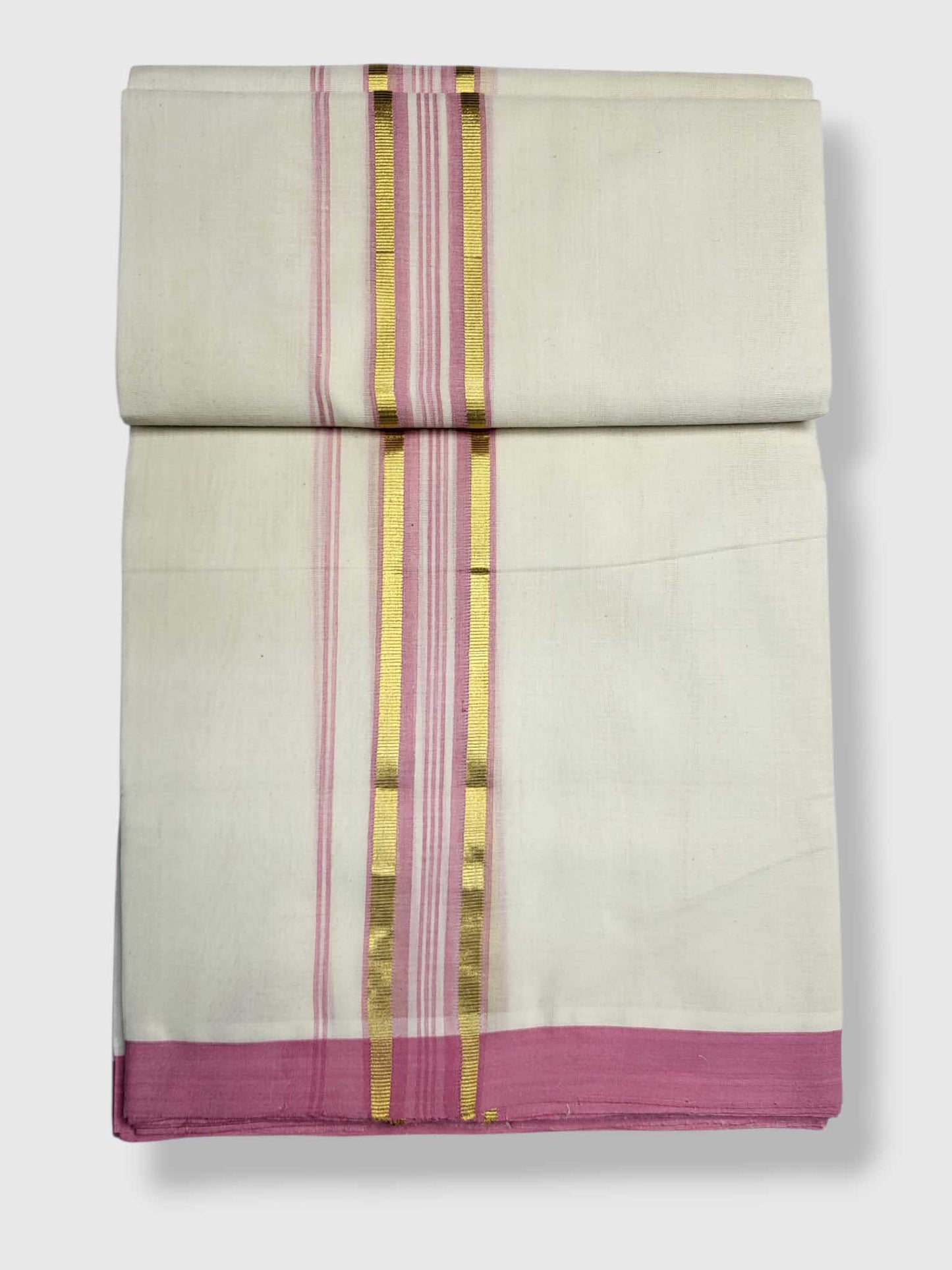 Kerala Balaramapuram Pure Cotton Handloom Mundu/Dhoti