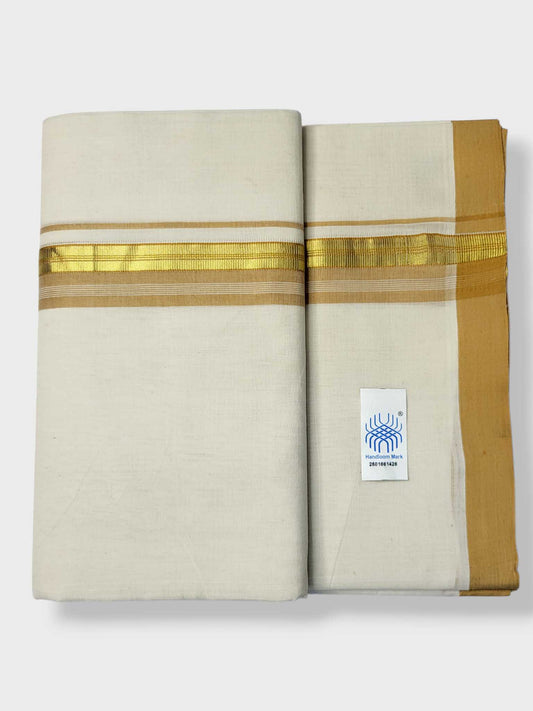 Kerala Balaramapuram Pure Cotton Handloom Mundu/Dhoti