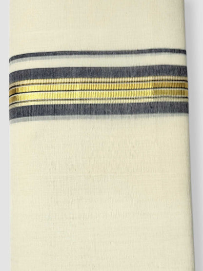 Kerala Balaramapuram Pure Cotton Handloom Mundu/Dhoti