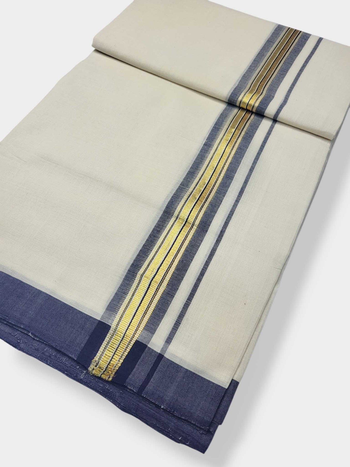 Kerala Balaramapuram Pure Cotton Handloom Mundu/Dhoti