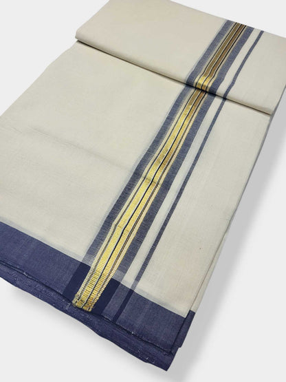 Kerala Balaramapuram Pure Cotton Handloom Mundu/Dhoti