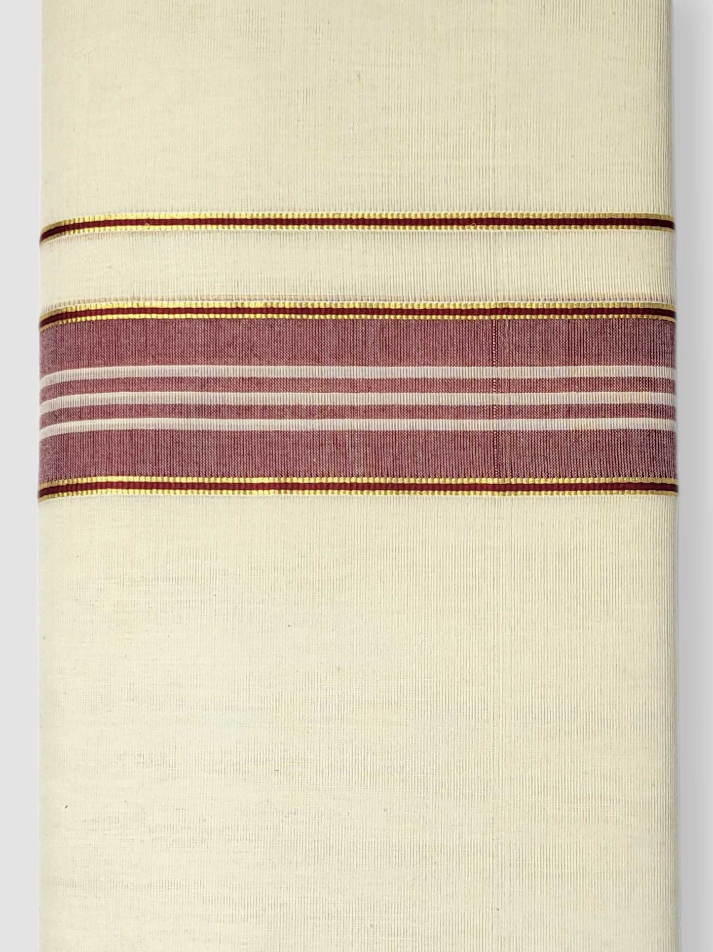 Kerala Balaramapuram Pure Cotton Handloom Mundu/Dhoti