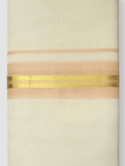 Kerala Balaramapuram Pure Cotton Handloom Mundu/Dhoti