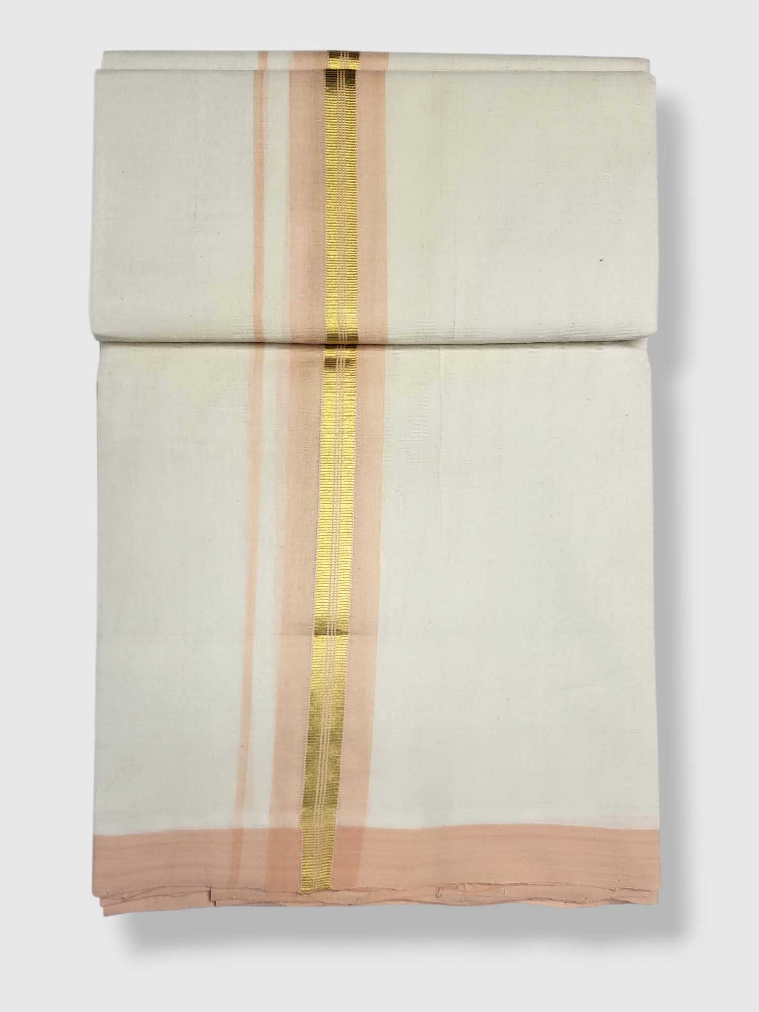 Kerala Balaramapuram Pure Cotton Handloom Mundu/Dhoti