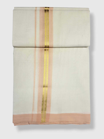 Kerala Balaramapuram Pure Cotton Handloom Mundu/Dhoti