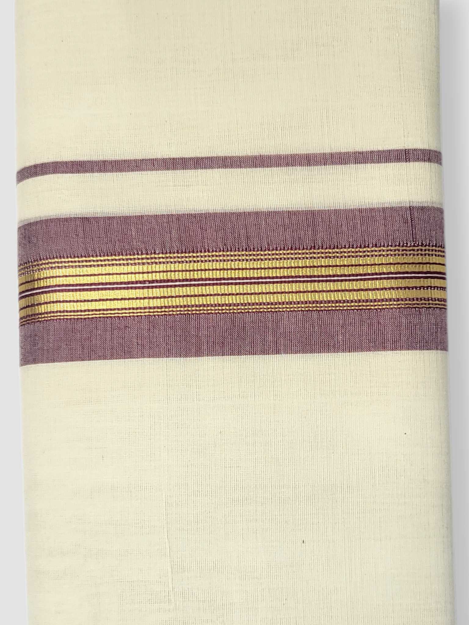 Kerala Balaramapuram Pure Cotton Handloom Mundu/Dhoti