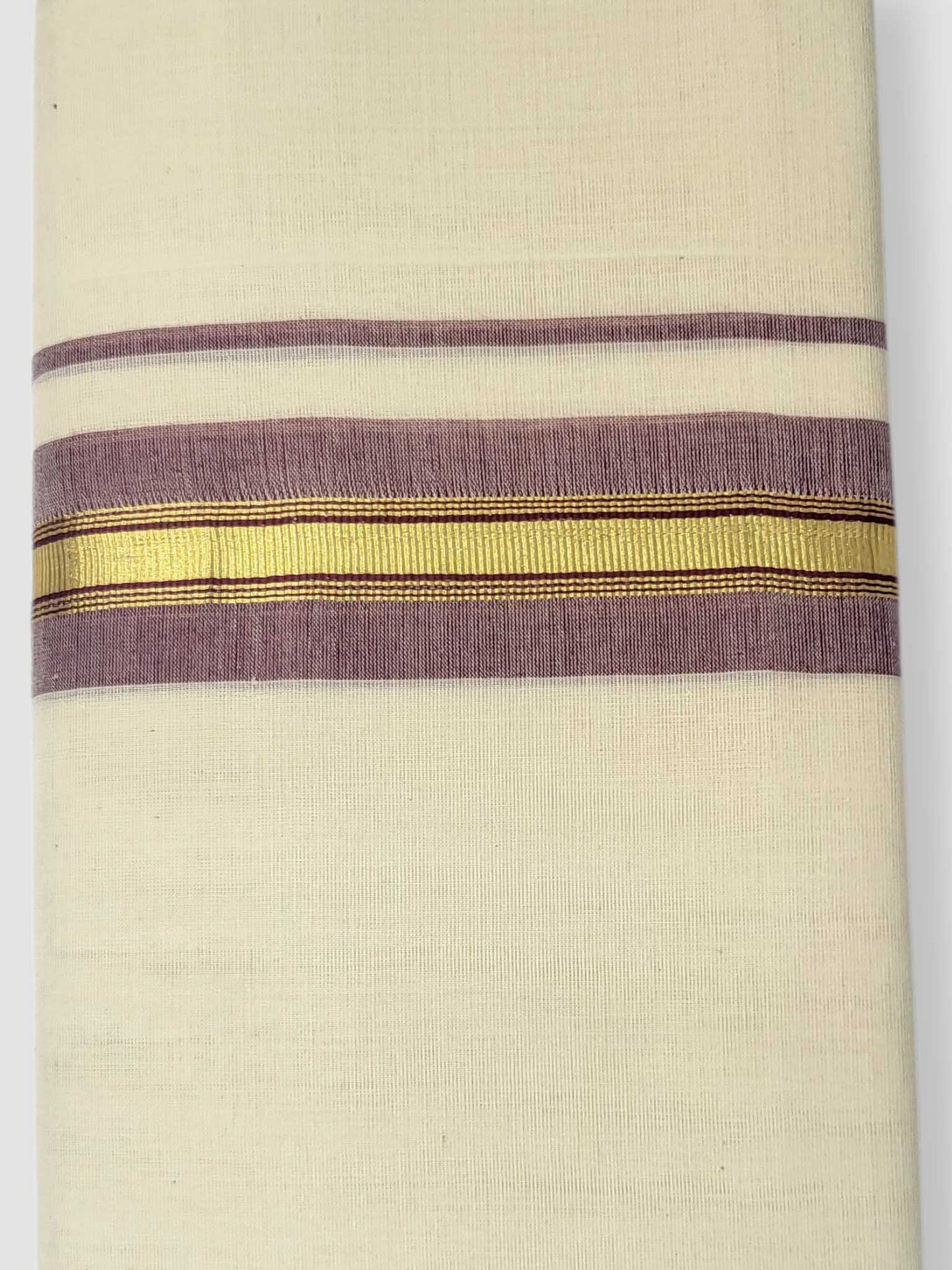 Kerala Balaramapuram Pure Cotton Handloom Mundu/Dhoti